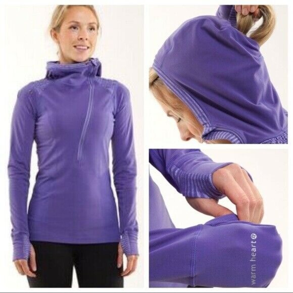 Lululemon Run For It Pullover 2 Purple Sweater - Picture 1 of 8